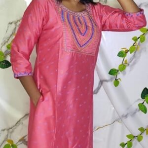 Noor Silk Blend Embroidered Suit Set