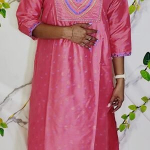 Noor Silk Blend Embroidered Suit Set