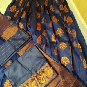 The Royal Muse – Plum Gold Banarasi Set