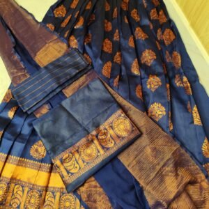 The Royal Muse – Plum Gold Banarasi Set