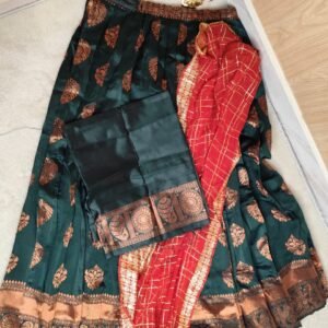Silk lehenga set