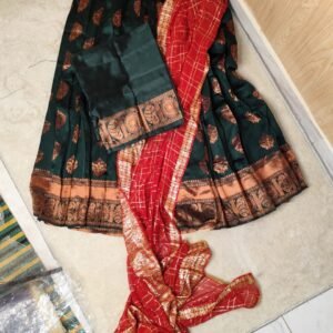 Silk lehenga set