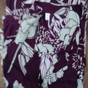 Wine Floral Co ord set