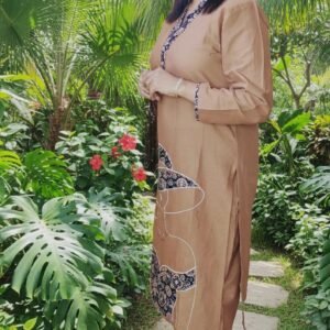 Cambric Cotton Ajrak Co-Ord Set