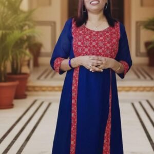 A-Line Georgette Frock Dress