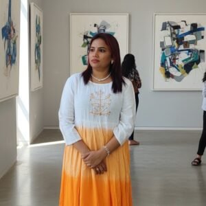 Ombre Elegance Anarkali Gown