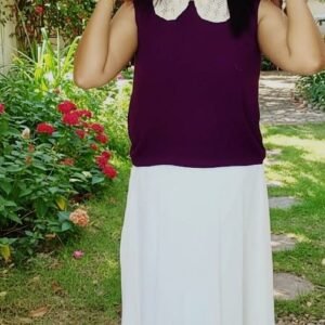 Elegant Fusion Skirt & Top Set