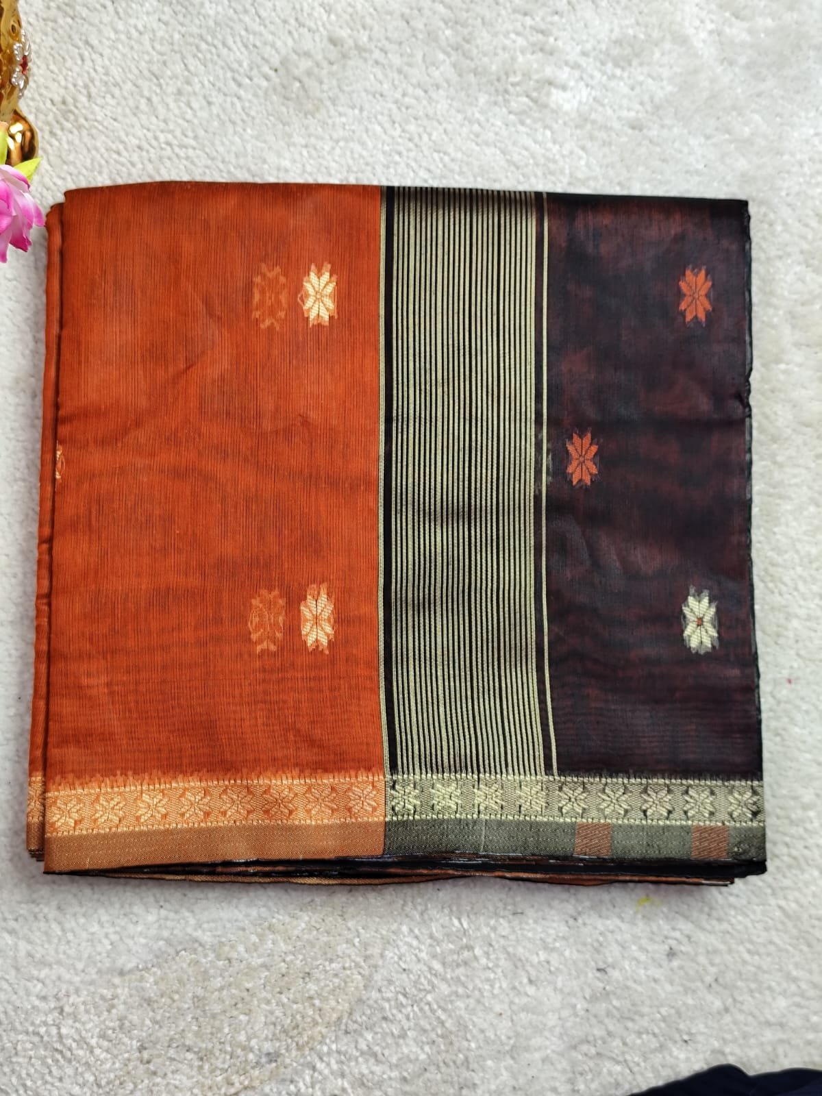 Kalyani Cotton Saree with Blouse - Image 4