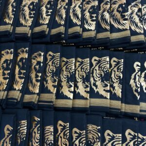 Garjanam - Black Single Dhothi/Mundu